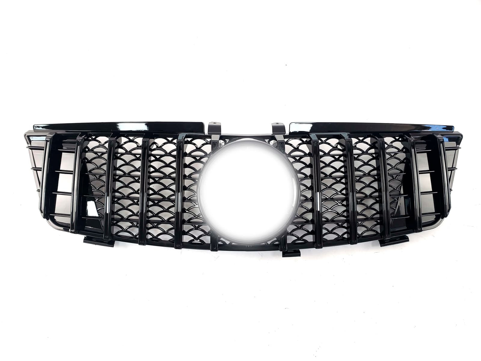 Решітка радіатора Full Black GT на Mercedes-Benz ML-Class W164 2005-2008 року