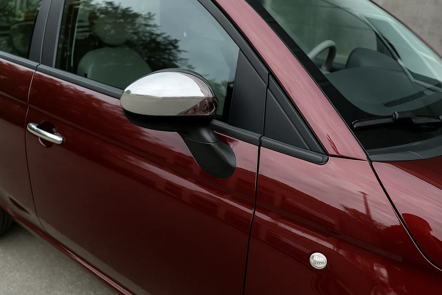 Накладки на дзеркала (2 шт, нерж, Carmos)