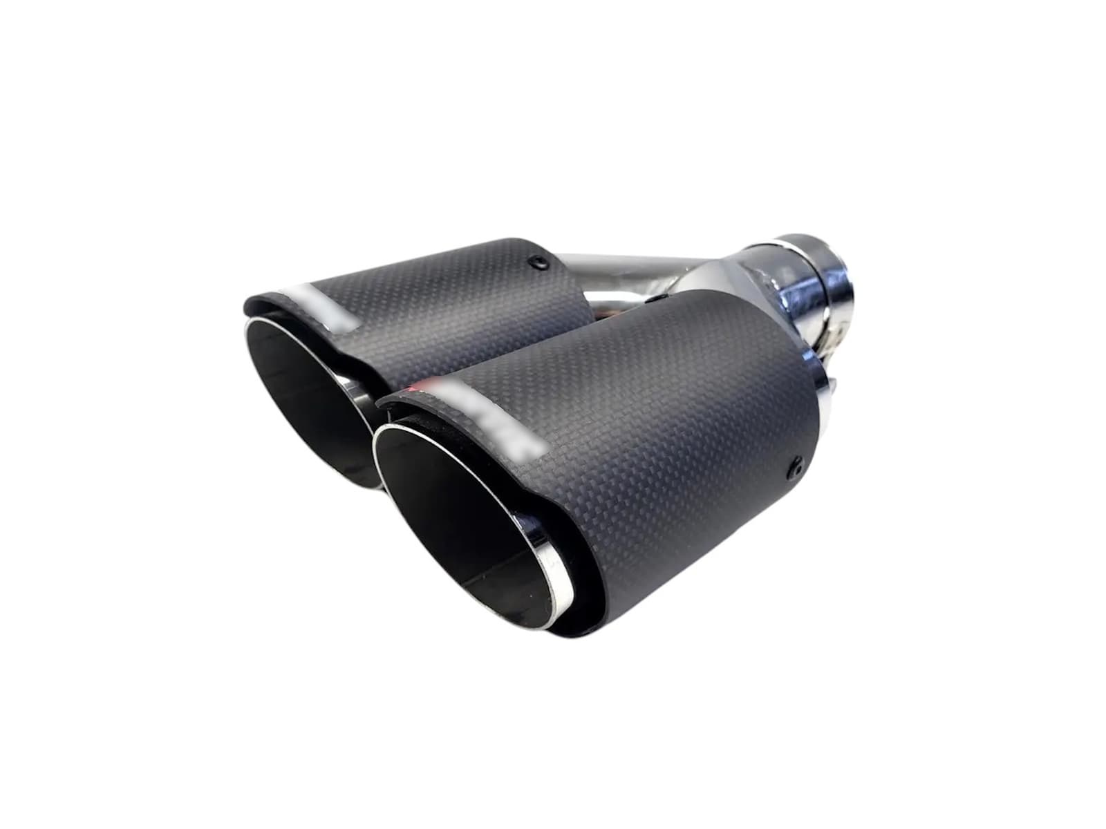 Насадки на вихлоп Carbon (матовий) 54mm To 76mm (подвійна Y) на Akrapovič Akrapovič