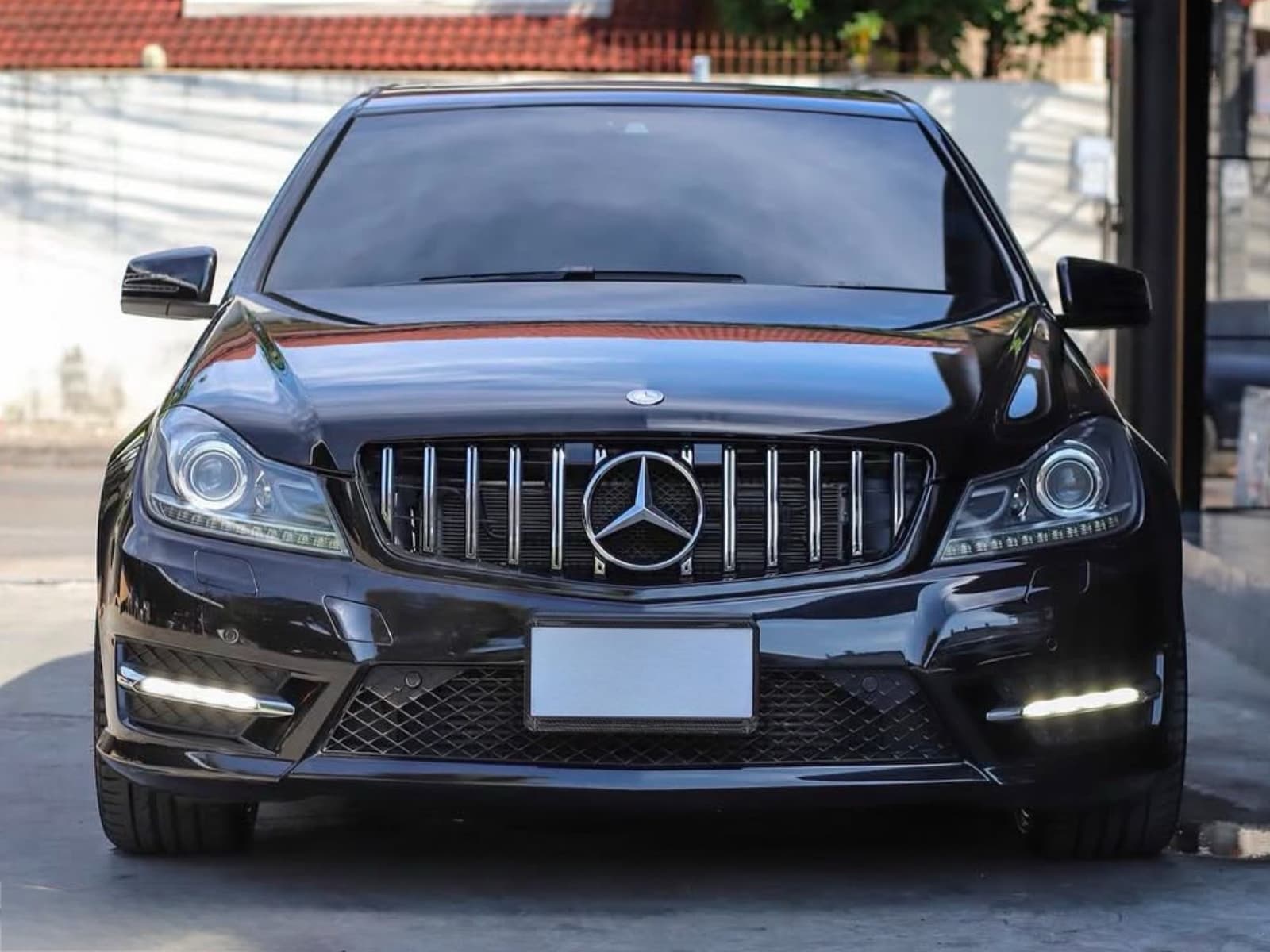 Решітка радіатора GT CHROME Mercedes C-Class W204 2007-2014