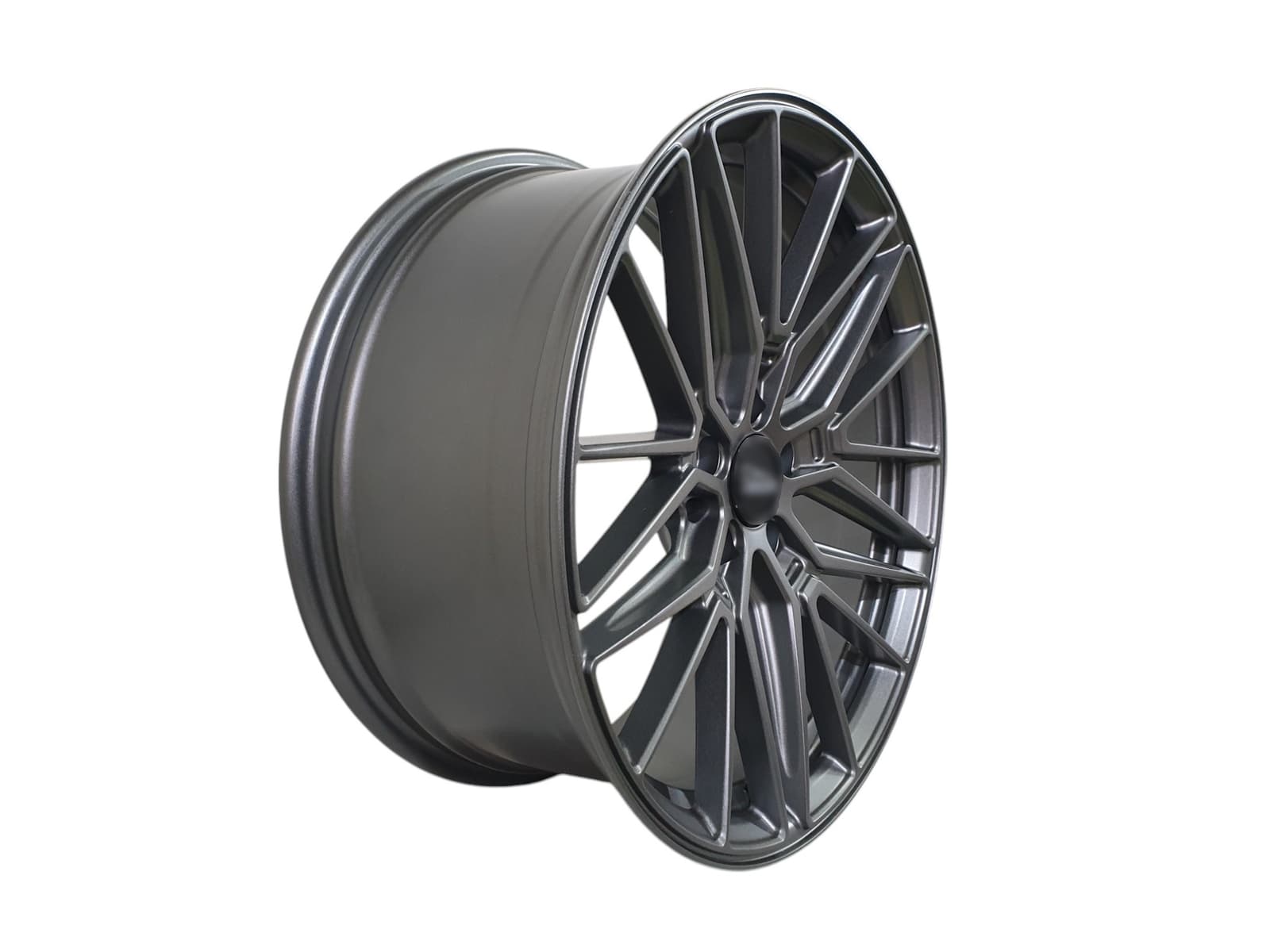 R19 Satin Grey (різноширокі) Диски на Audi A4 B9 2015-2019 року 2