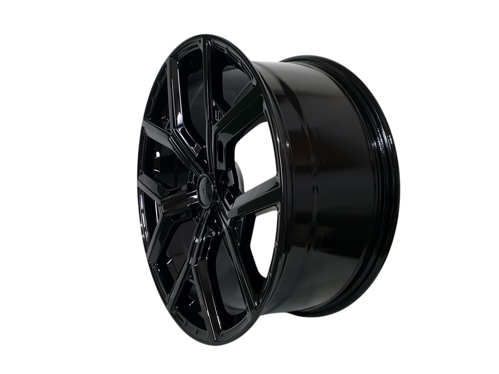 R20 Gloss Black Диски (одноширокі 8.5J ET38) на Volkswagen Tiguan II 2015-2019 року 2