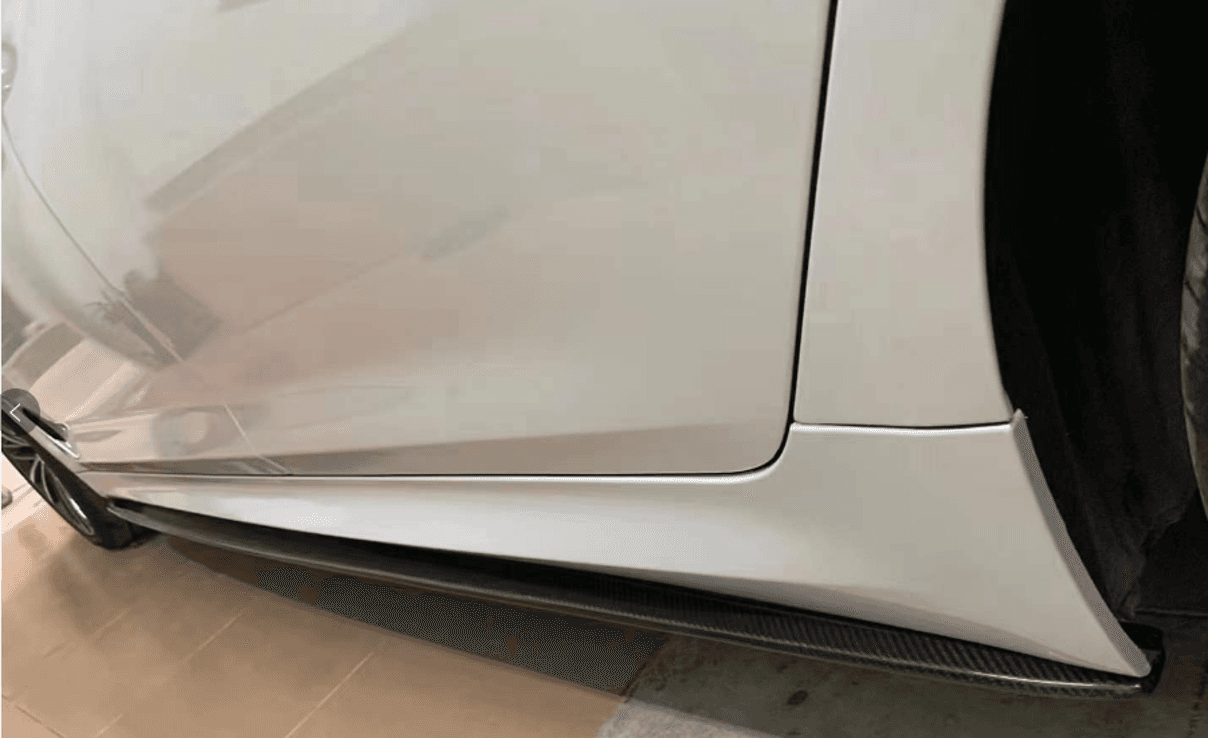 Накладки на пороги ABS (під M-Sport/M5 пороги, чорний глянець)