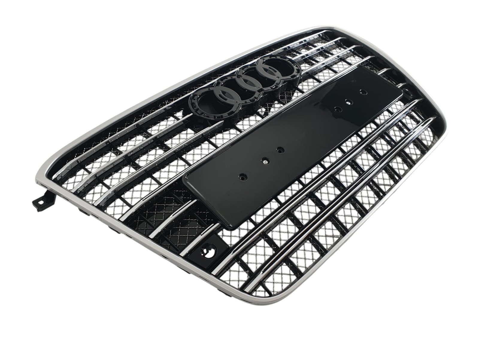 Решітка радіатора Silver Chrome (в стилі W12) на Audi A8 D4 2010-2014 року 2
