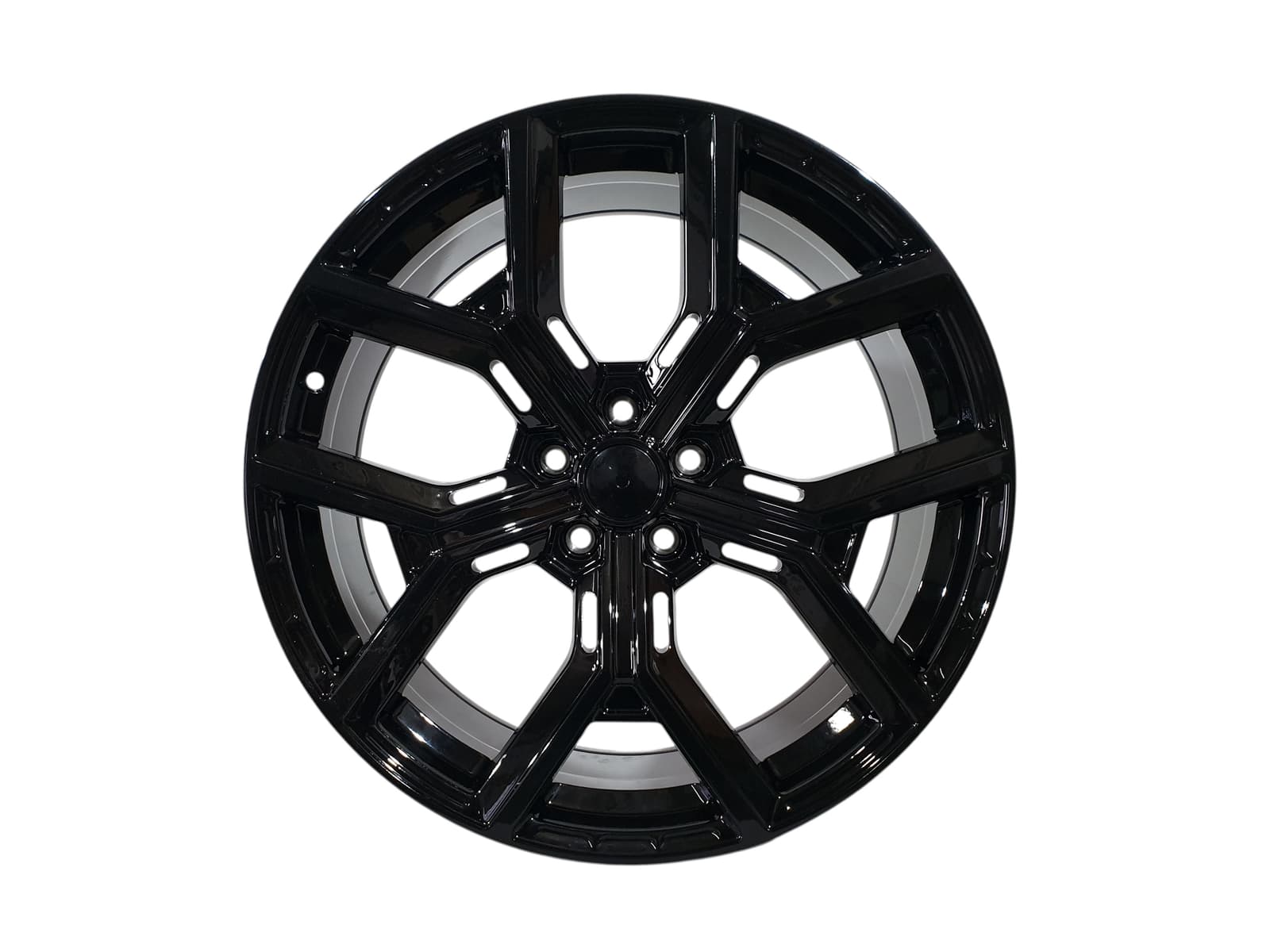R20 Gloss Black Диски (одноширокі 8.5J ET38) на Land Rover Range Rover Sport L320 2005-2010 року