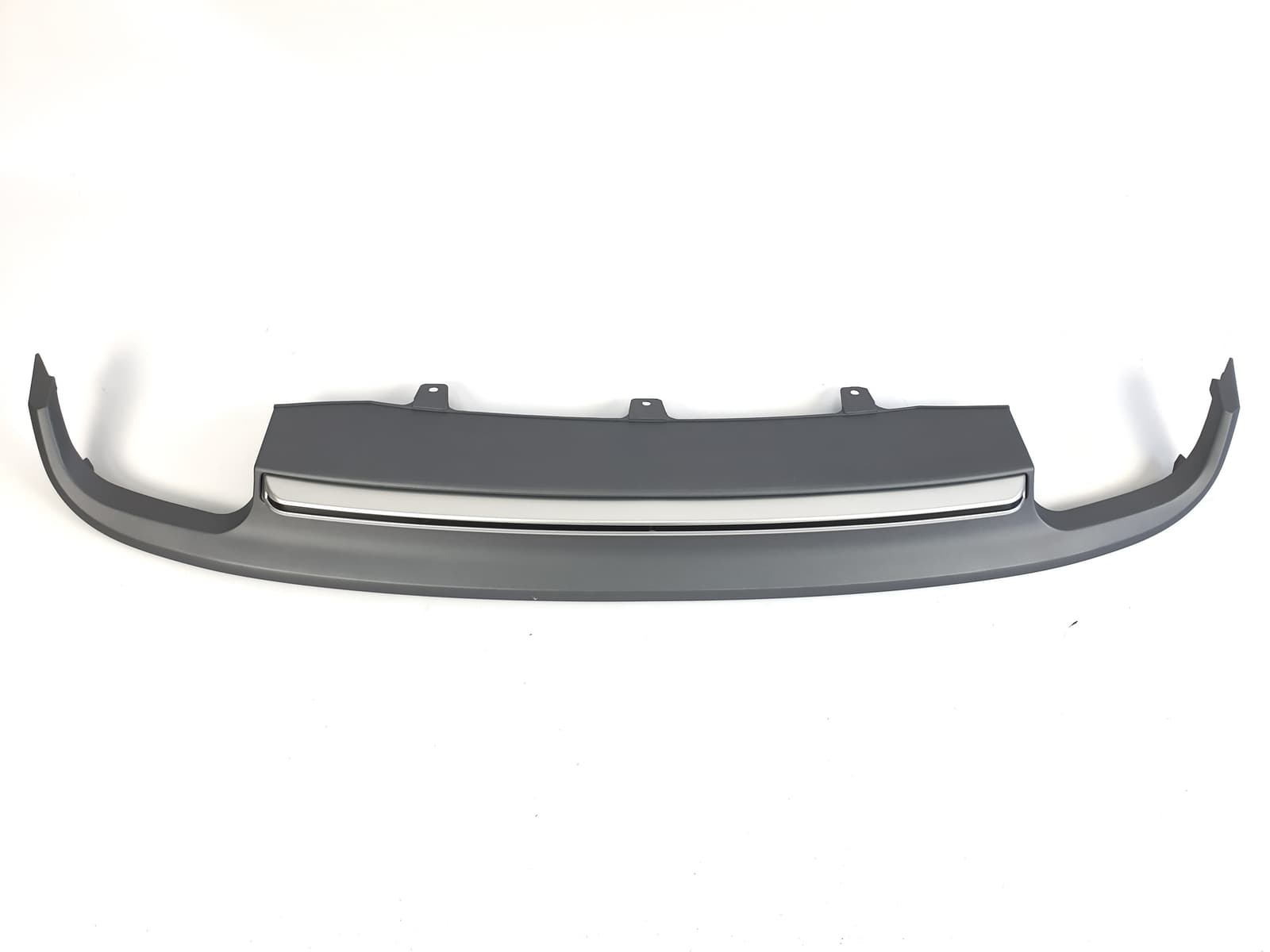Дифузор (заднього бампера) Silver (в стилі S7) 00-00 на Audi A7 4G 2010-2014 року