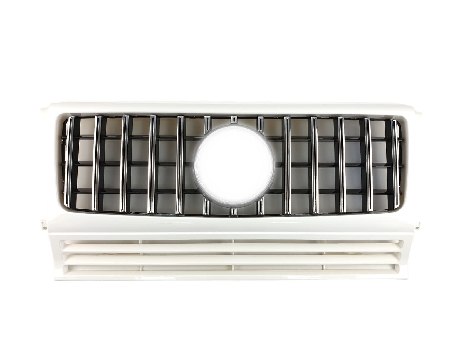 Решітка радіатора Chrome White GT на Mercedes-Benz G-Class W463 1990-2018 року
