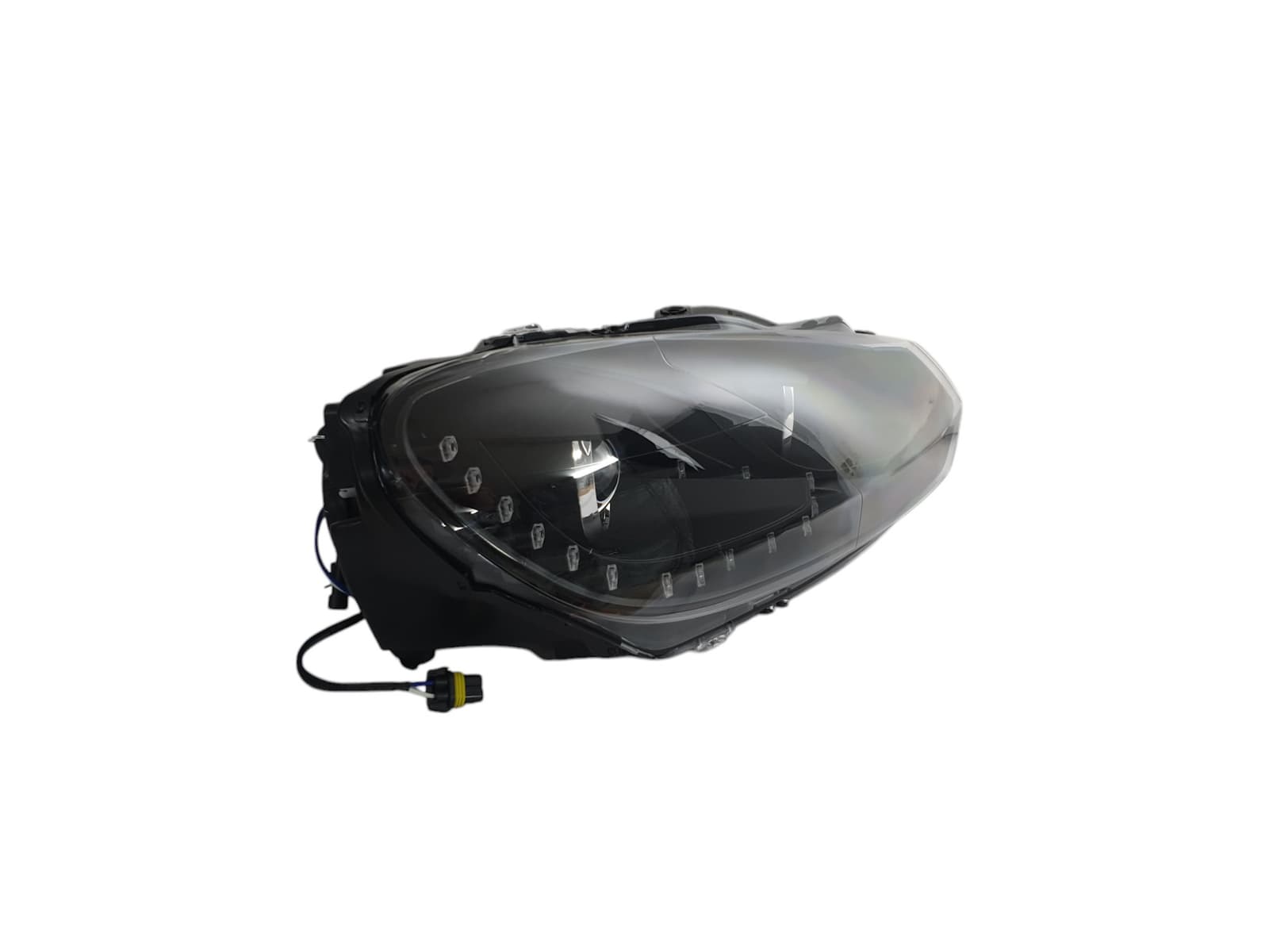 Передні фари (Xenon GTI) Black на Volkswagen Golf VI 2008-2012 року 3