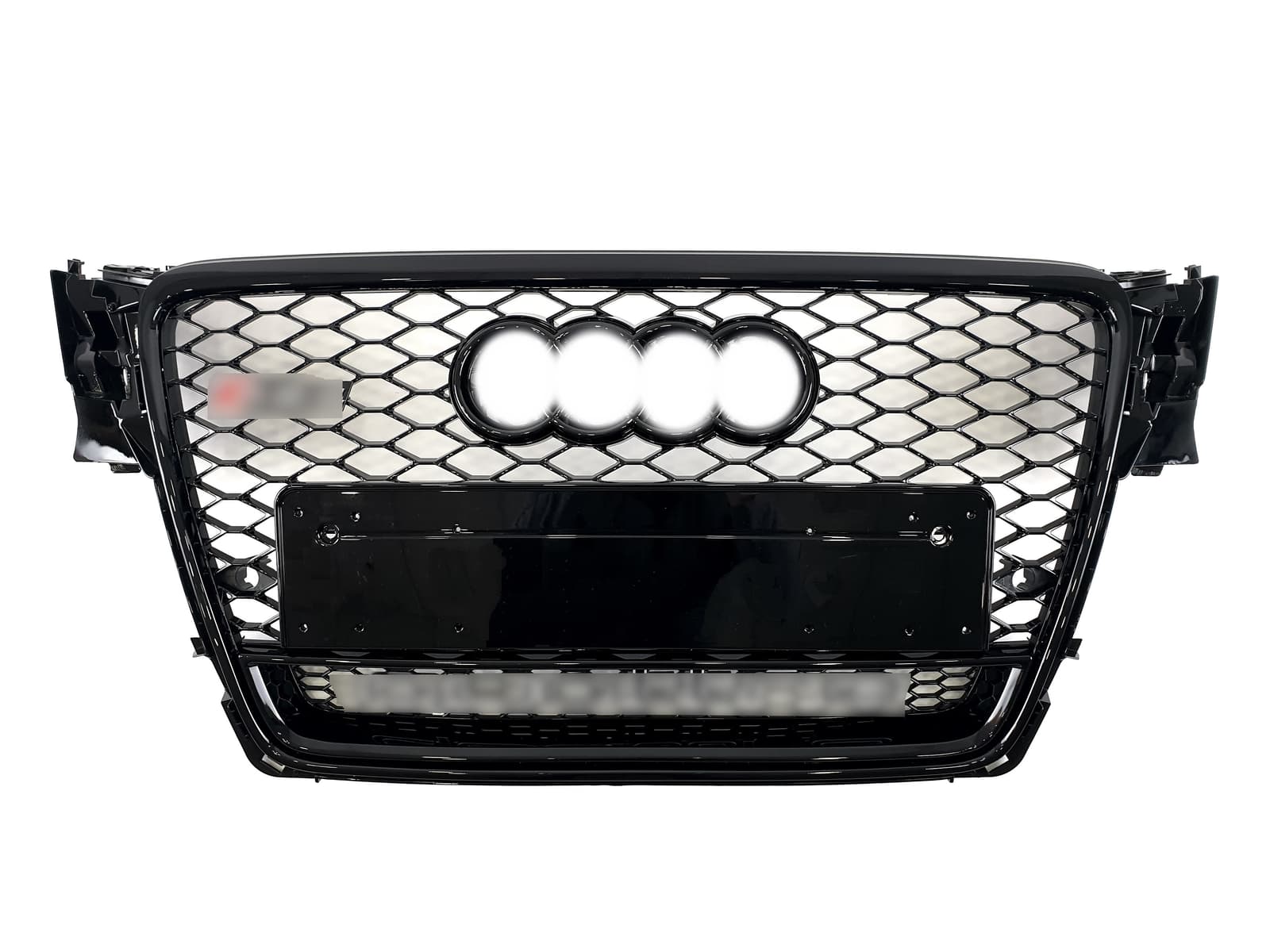Решітка радіатора Full Black (в стилі RS4 quattro) на Audi A4 B8 2007-2011 року