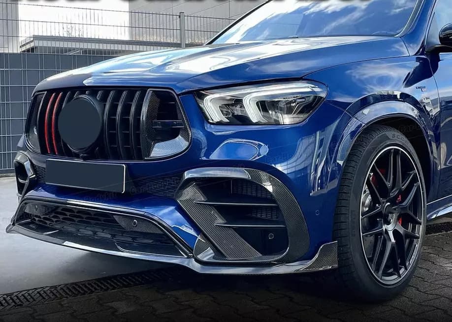 Решітка радіатора Rocket Carbon (для AMG-Line/GLE53/GLE63 2018-2023) 3