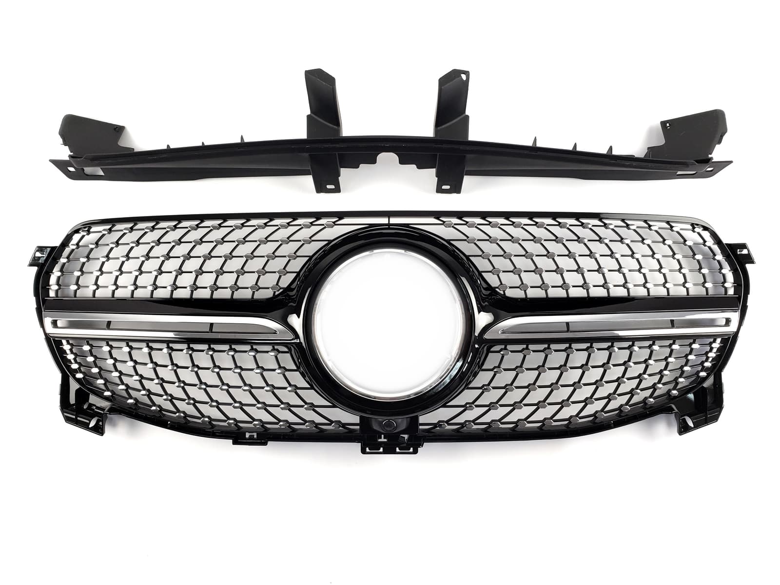 Решітка радіатора Diamond Black (Normal) на Mercedes-Benz GLE-Class W167 2018-2023 року