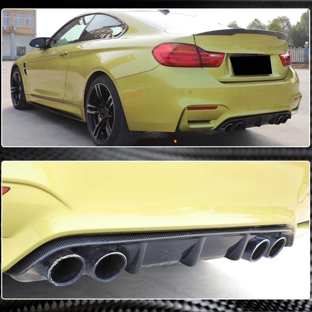 Дифузор заднього бампера V10 (для F80, Карбон)