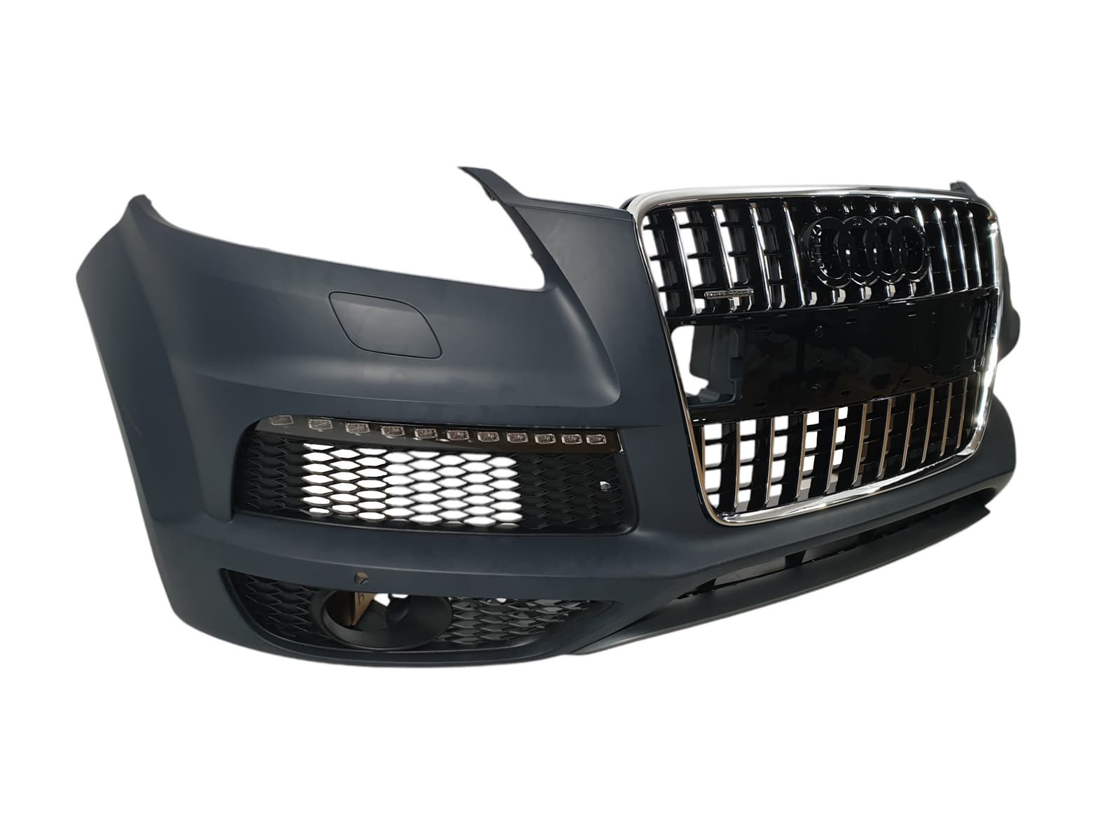 Передній бампер (в стилі SQ7)+ DRL на Audi Q7 4L 2005-2015 року 2