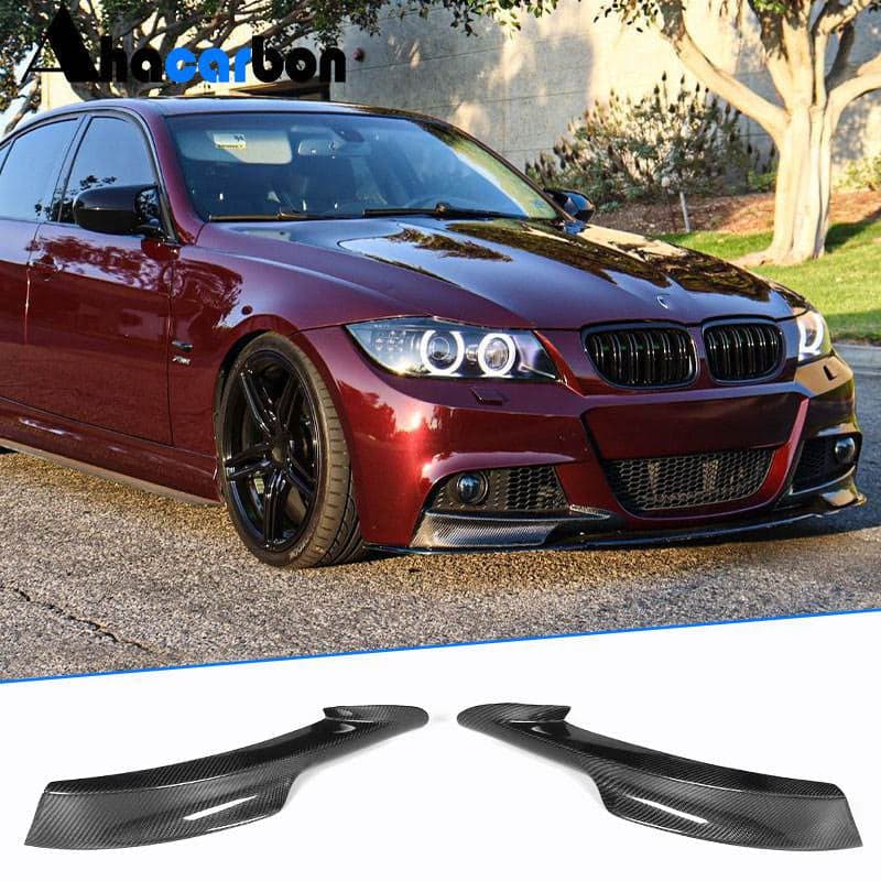 Накладки на передній бампер Flap (для E90 2008-2011 M-Sport, Карбон)