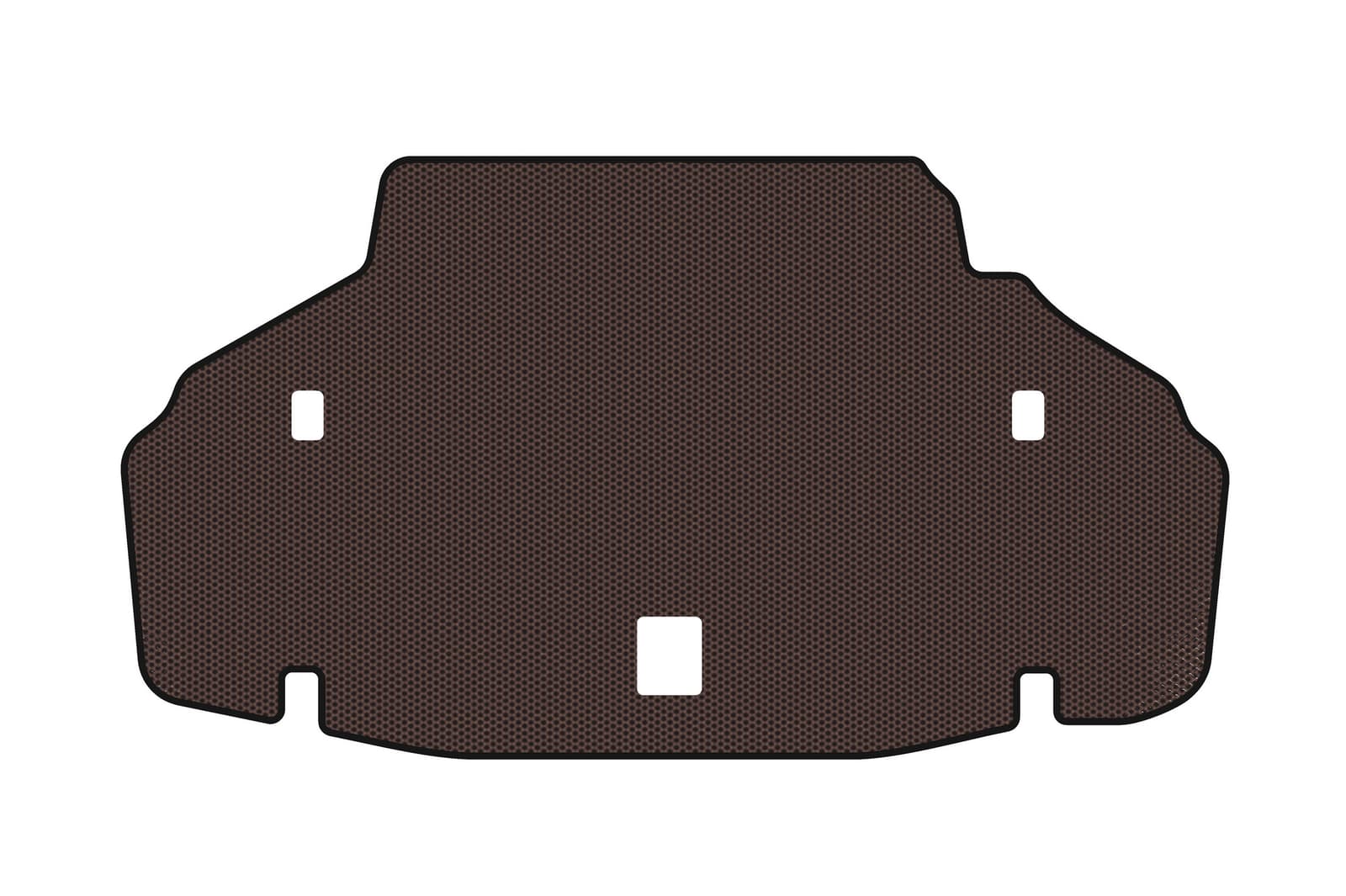 Гумовий килимок в багажник Carsuit (2007-2010, SD, Довга база, коричневий)