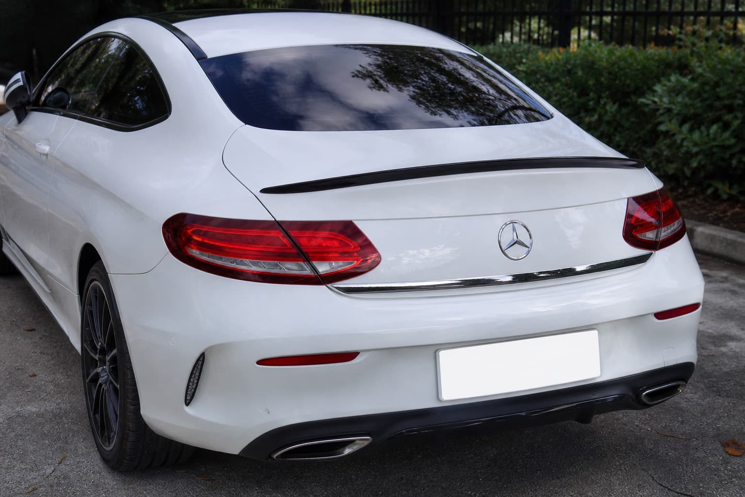 Спойлер для Coupe (1234 Upgrade, чорний)