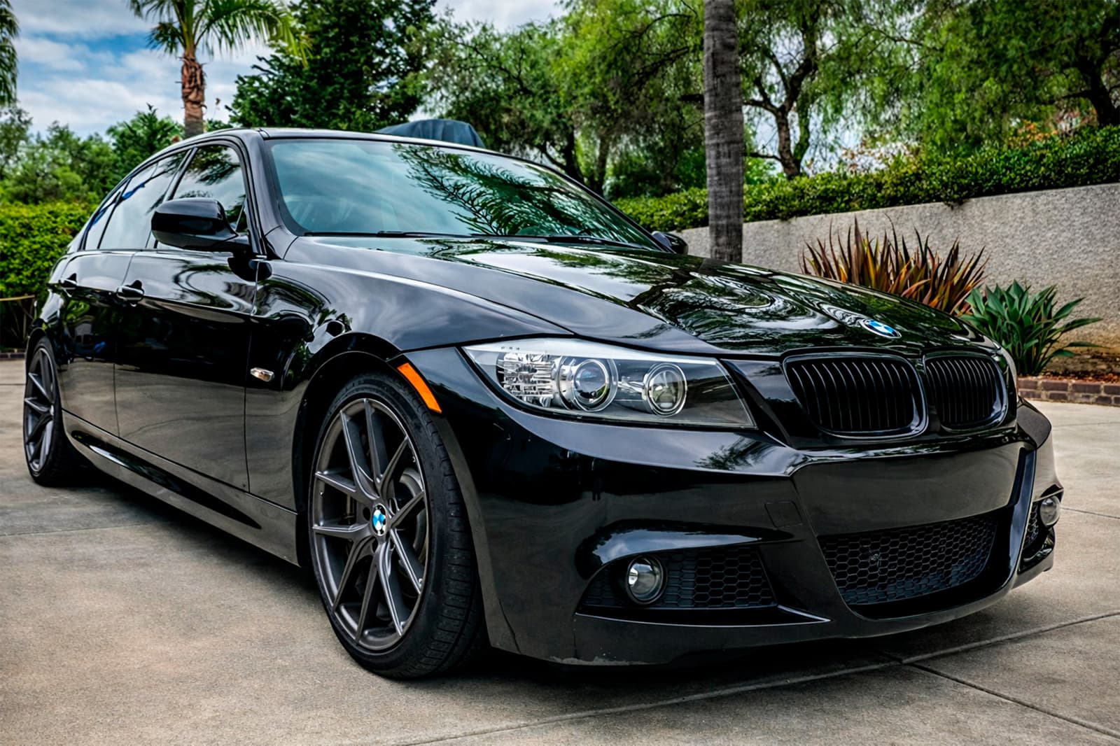 Комплект обвісів M-Sport (для E90 2008-2011) Односторонній подвійний вихлоп 2