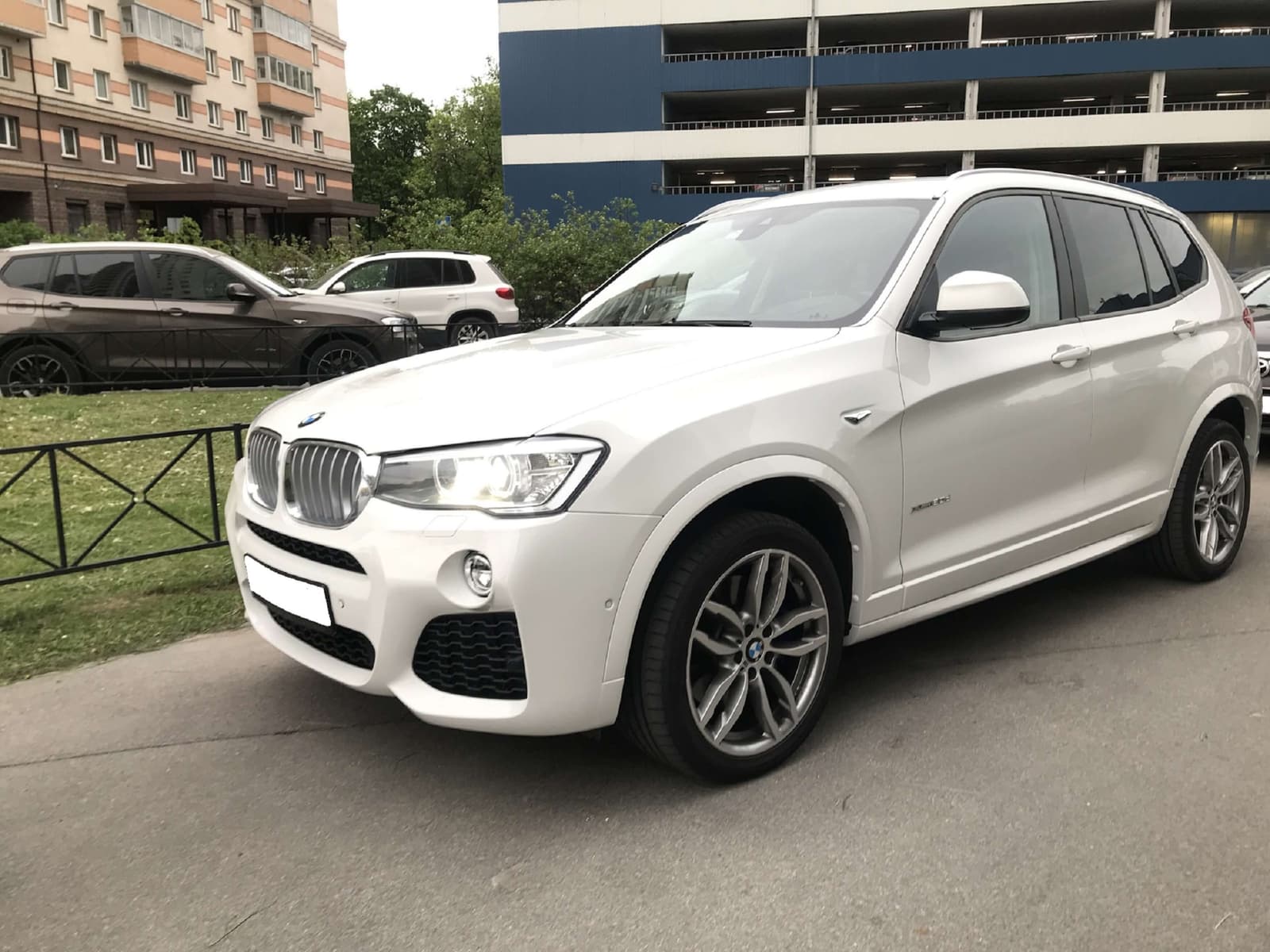 Розширювачі арок (M-Paket) на BMW X3 F25 2014-2017 року 5