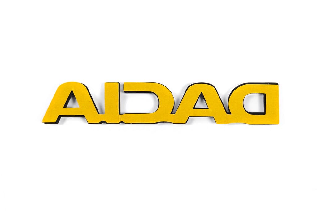 Напис на машину Dacia 152мм 3