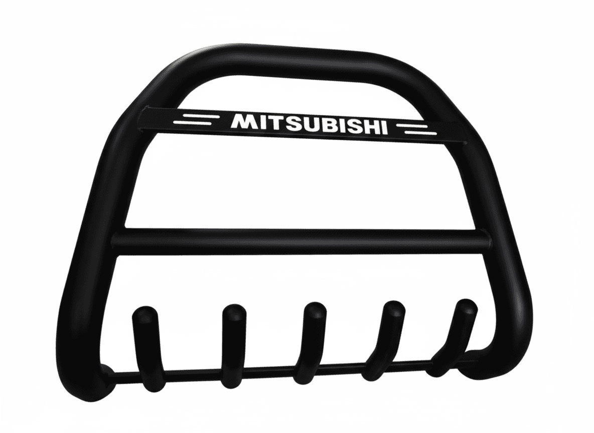 Кенгурятник QT012 Black (нерж.)
