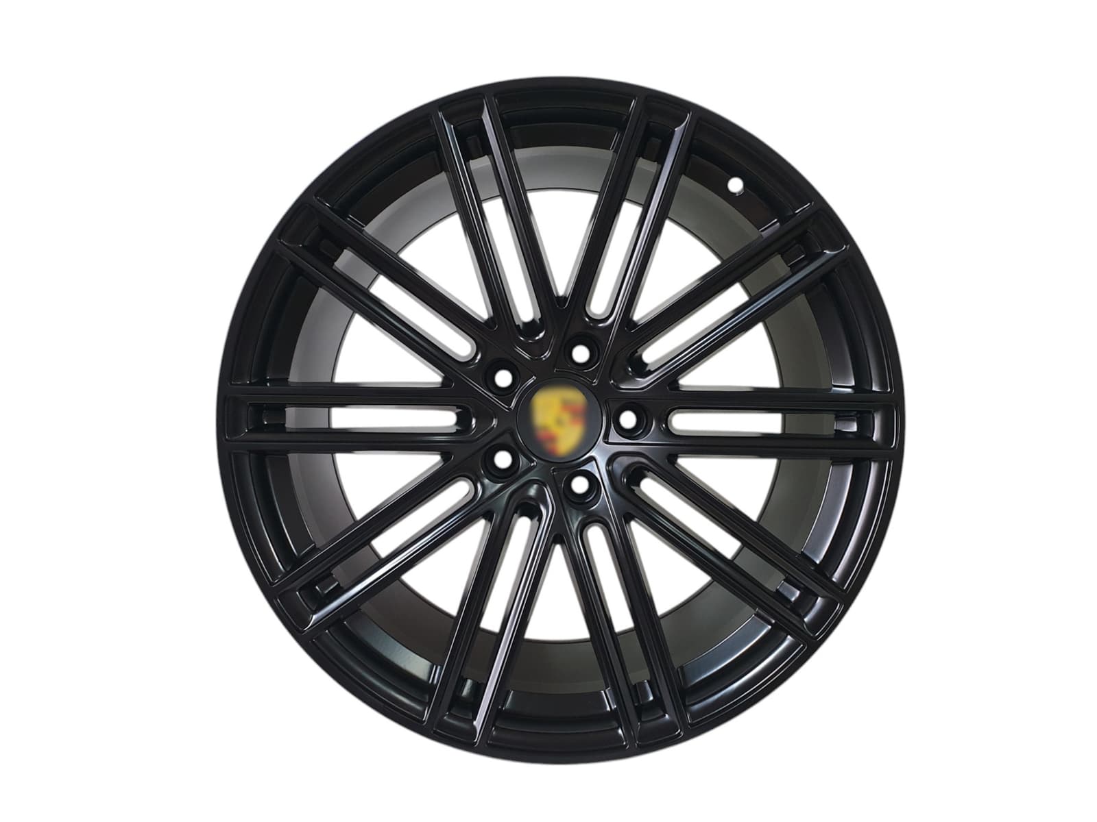 R21 Matt Black (одноширокі) Диски на Porsche Cayenne 958 2010-2014 року
