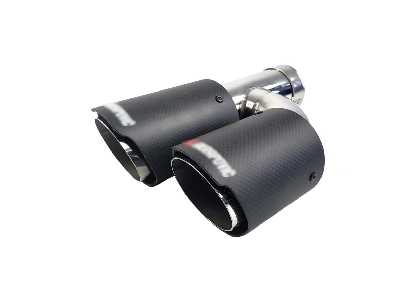 Насадки на вихлоп Carbon (матовий) 54mm To 76mm (подвійна H) на Akrapovič Akrapovič