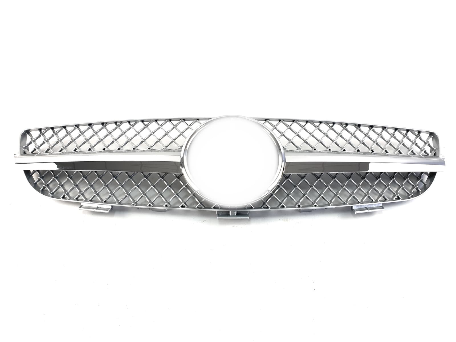 Решітка радіатора Silver SL на Mercedes-Benz CLK-Class W209 2003-2009 року 2