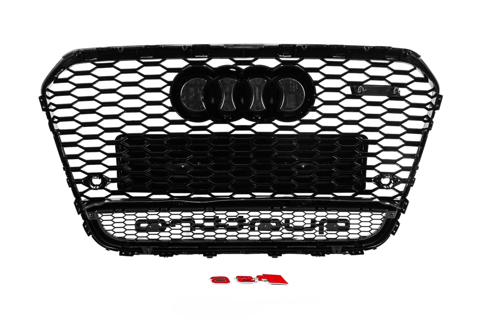 Передня чорна решітка RS-style з написом Quattro (2011-2014) 4