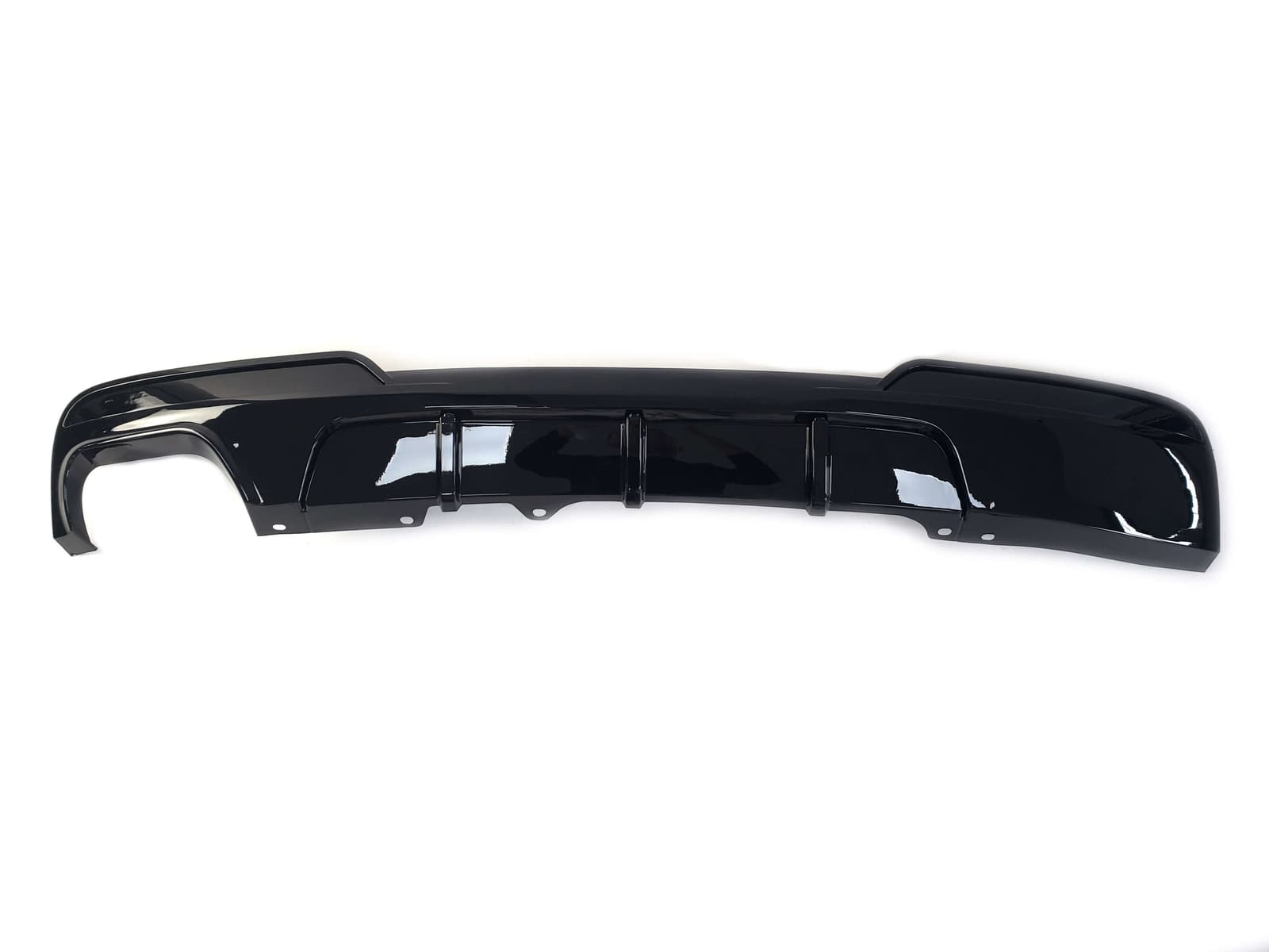 Дифузор (заднього бампера) Чорний глянець (M-Performance) 00--- на BMW 5 Series F10 / F11 2010-2017 року