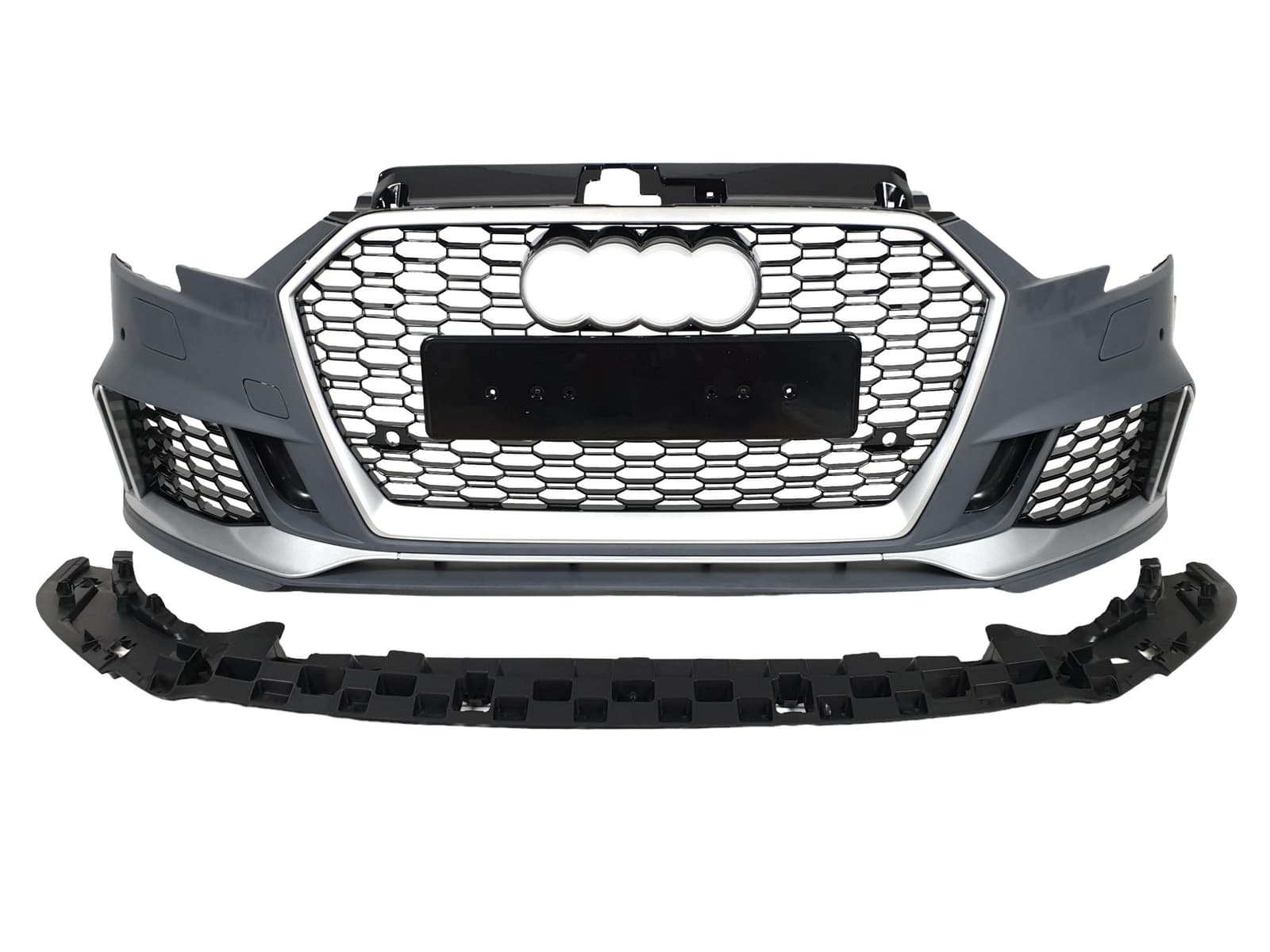 Передній бампер (в стилі RS3 V3) на Audi A3 8V 2016-2020 року