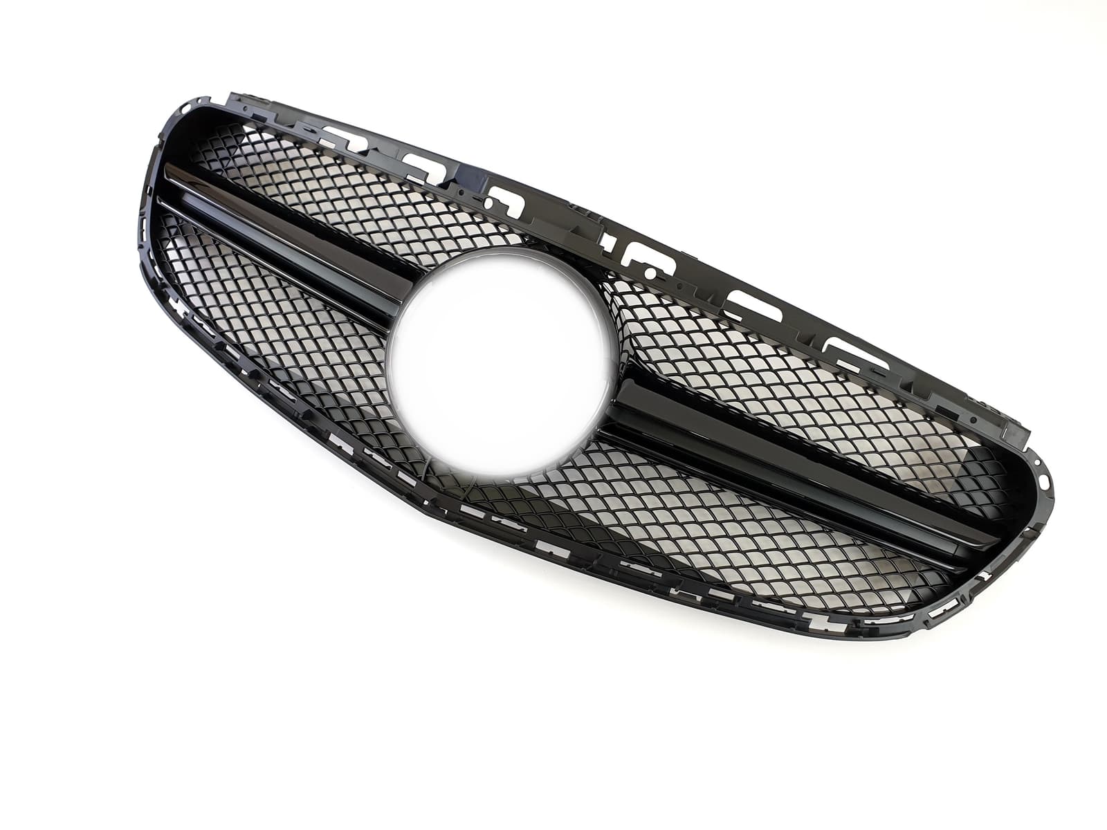 Решітка радіатора Black AMG на Mercedes-Benz E-Class W212 2013-2016 року 3