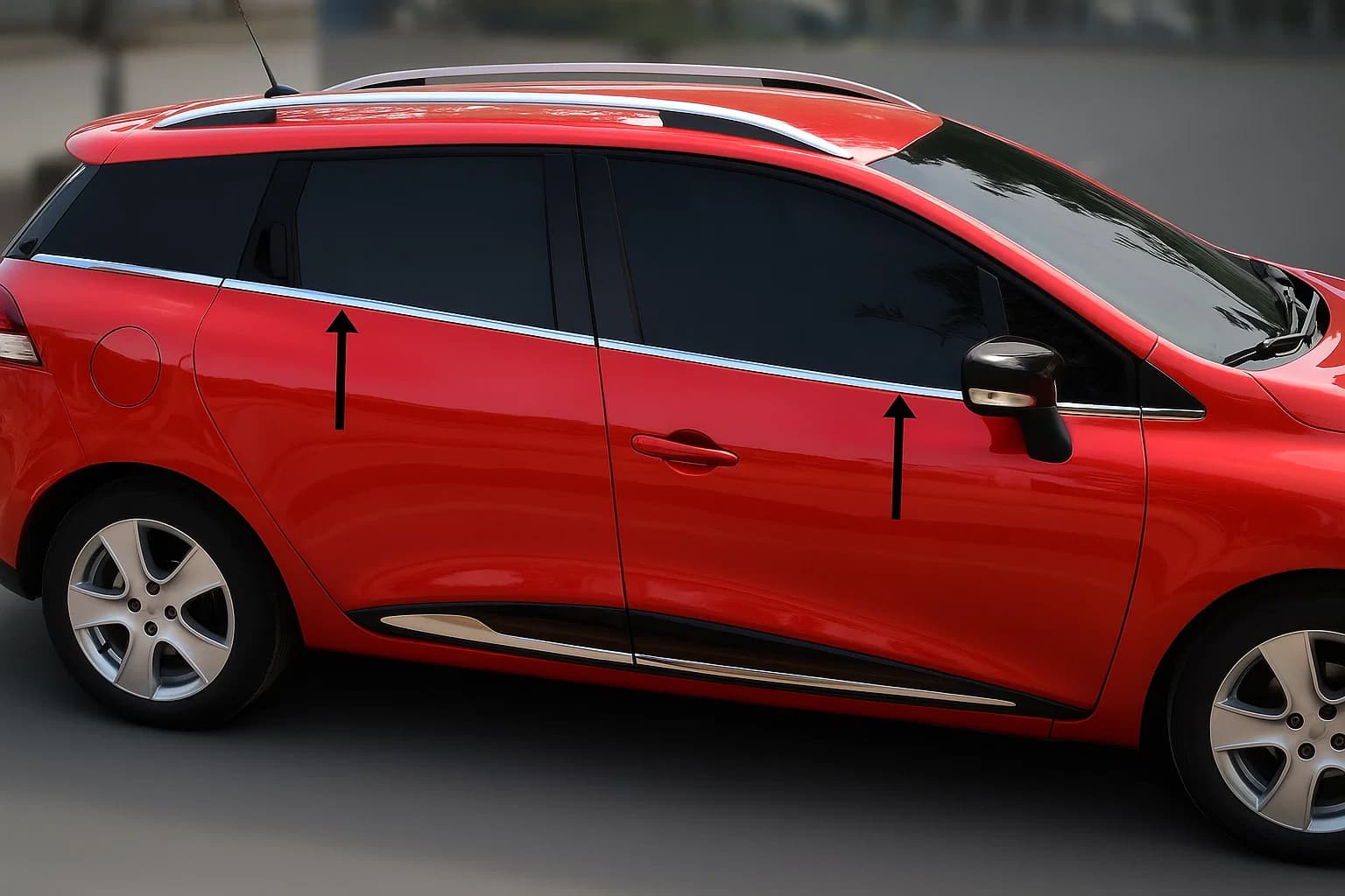 Окантовка вікон (Sport Tourer, 8 шт, нерж)