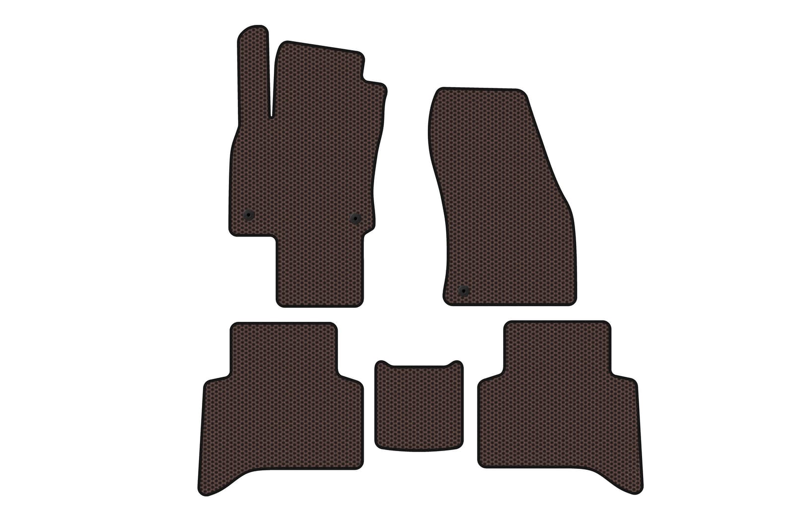 Гумові килимки Carsuit (5-ти місний, коричневий)