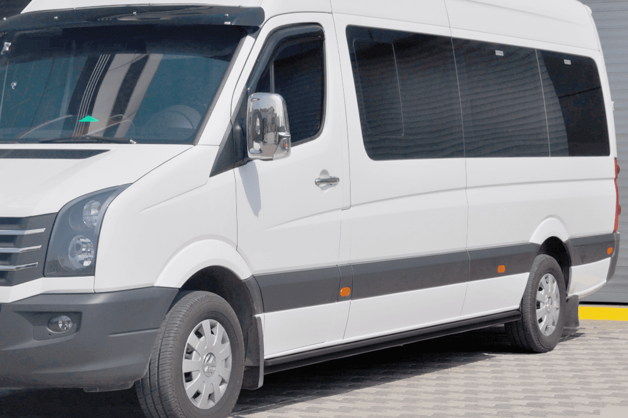 Бічні труби Black (2 шт., нерж.) d60, коротка база