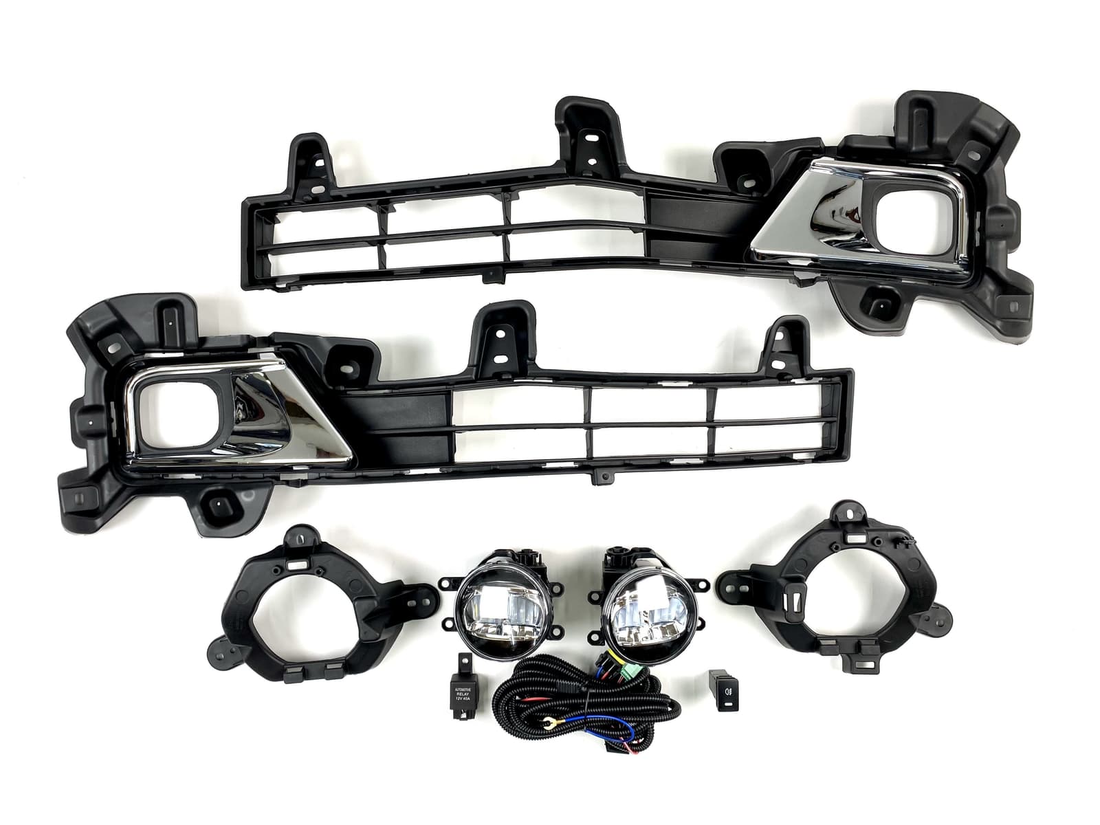 LED протитуманні фари з накладками Toyota Land Cruiser 200 2016-2021