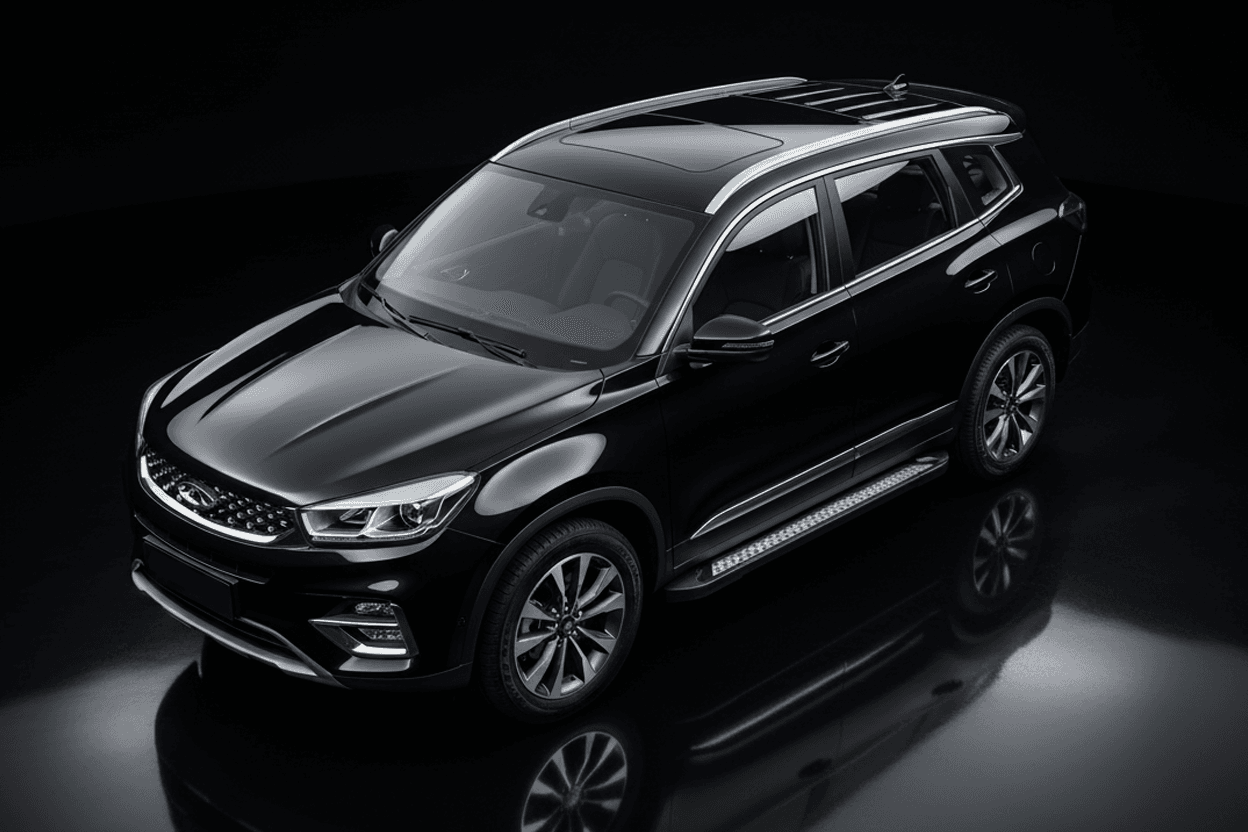 Бокові пороги New Vision Black (2 шт., алюміній)