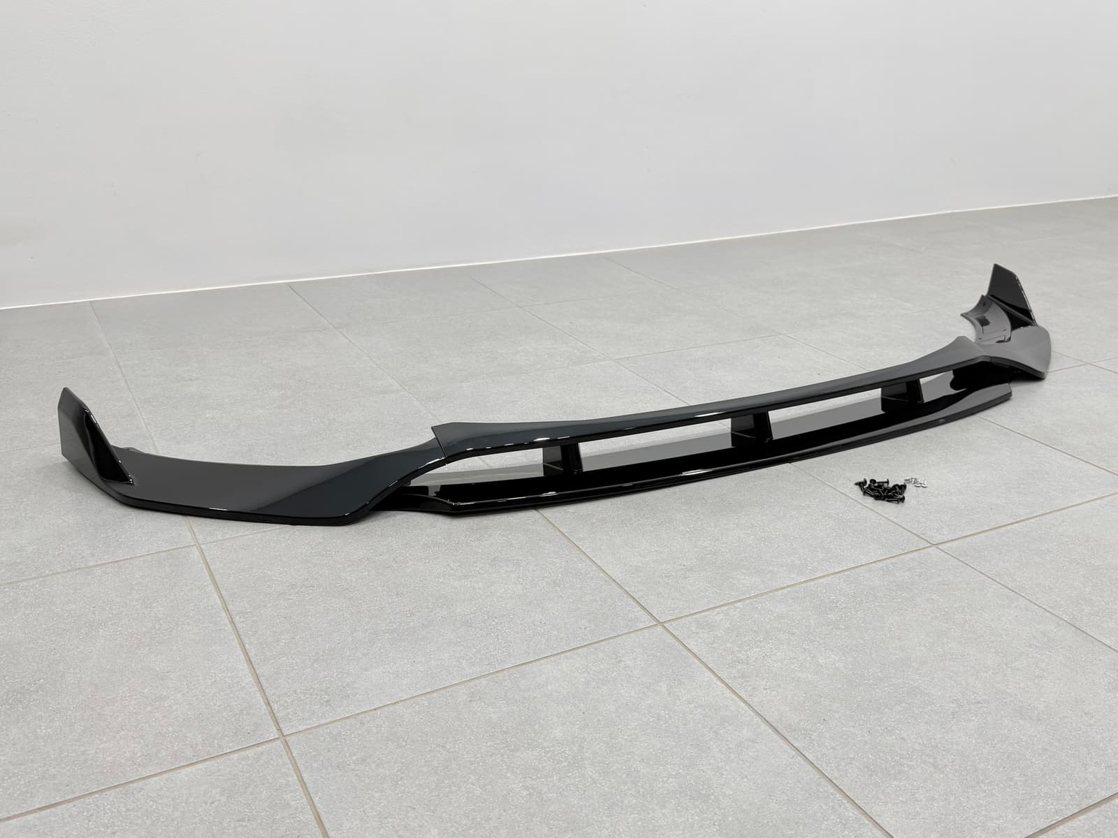 Юбка передного бампера M-Performance для BMW X3 G01 / X4 G02 2018-2021 ABS пластик, чорний глянець 5