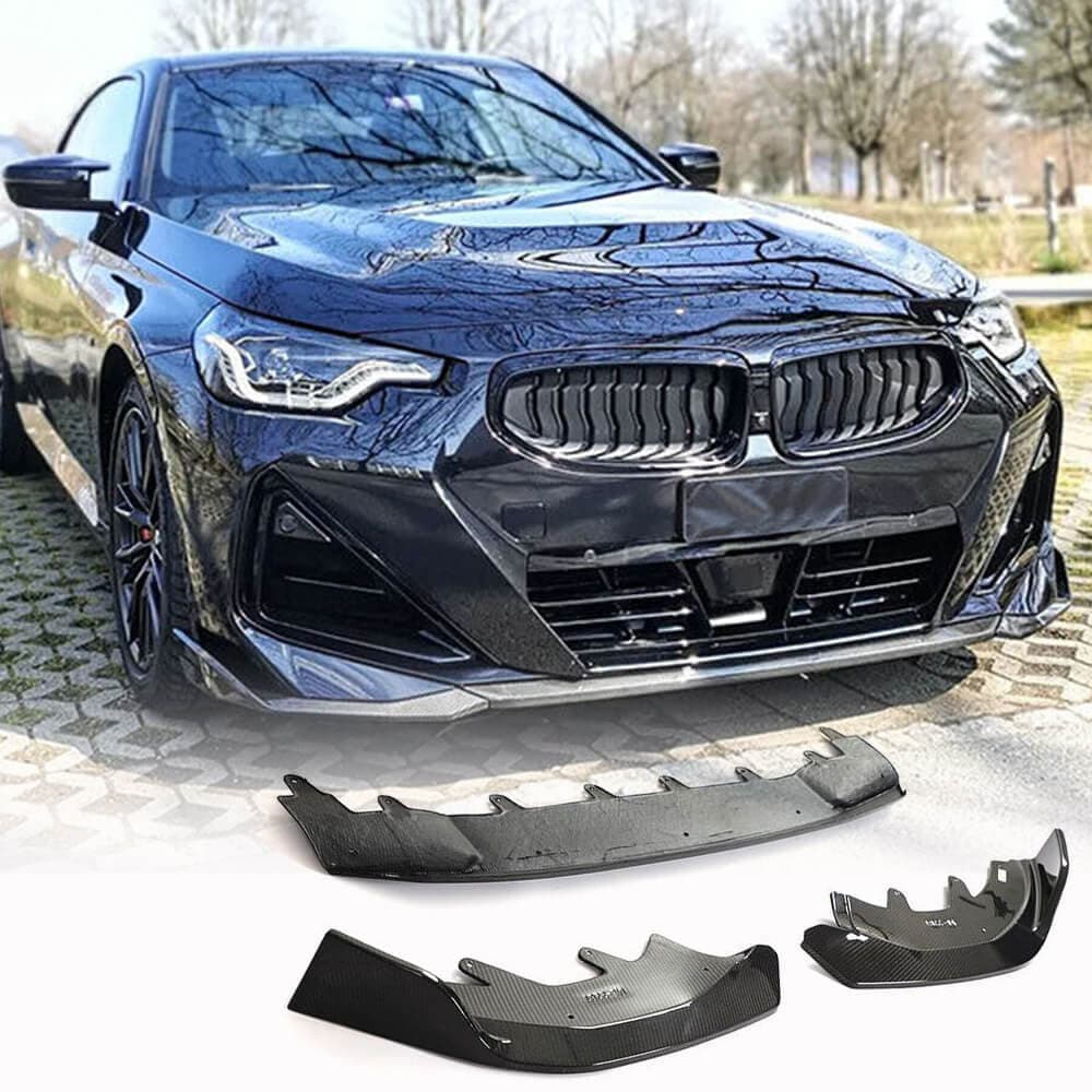 Накладка на передній бампер Lip (для M-Sport, Карбон)