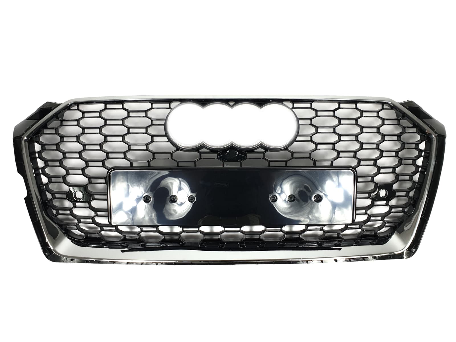 Решітка радіатора Chrome Black (в стилі RS5 під камеру) на Audi A5 B9 2016-2020 року