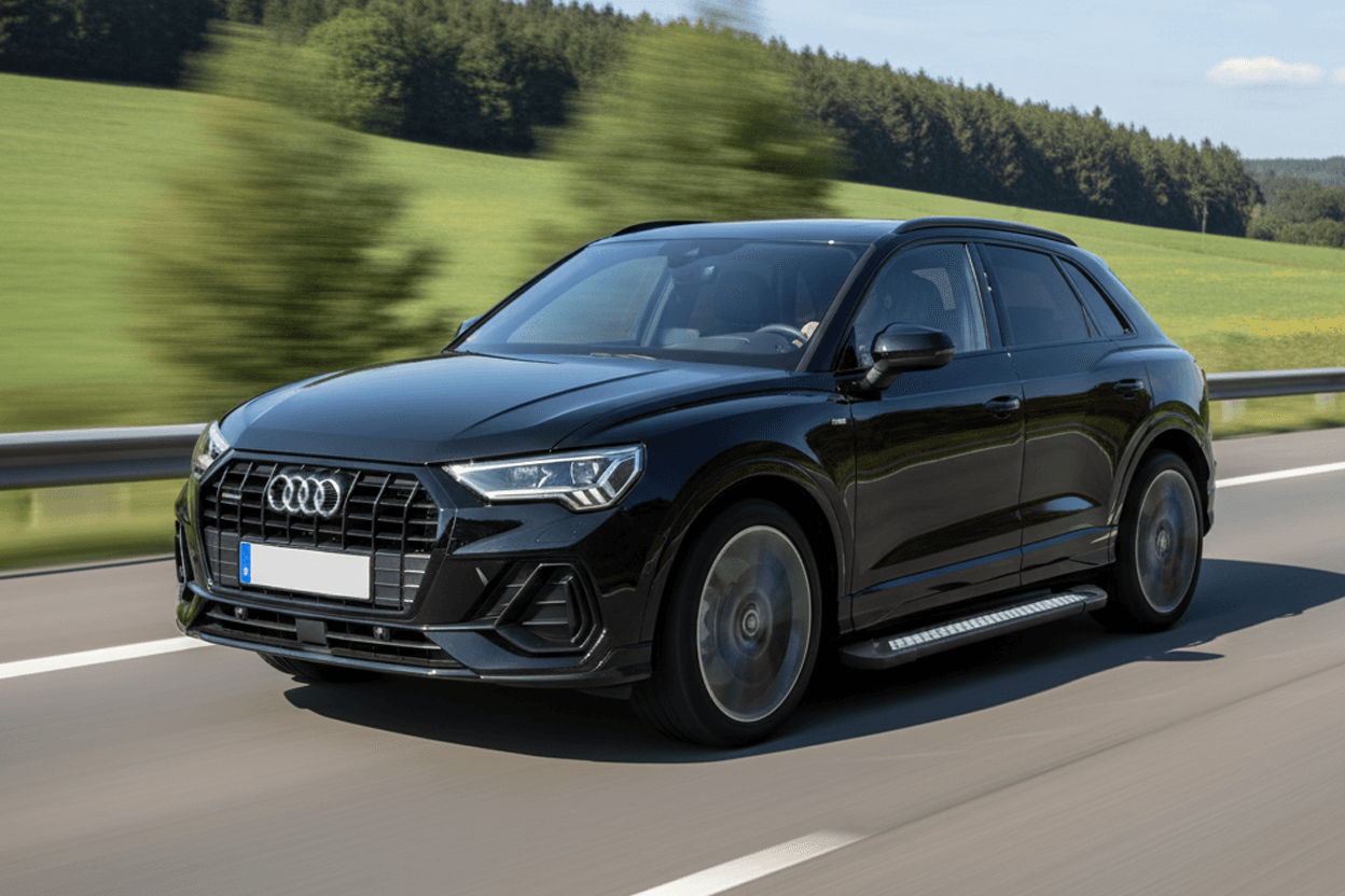 Бокові пороги Vision New Black (2 шт., Алюміній)