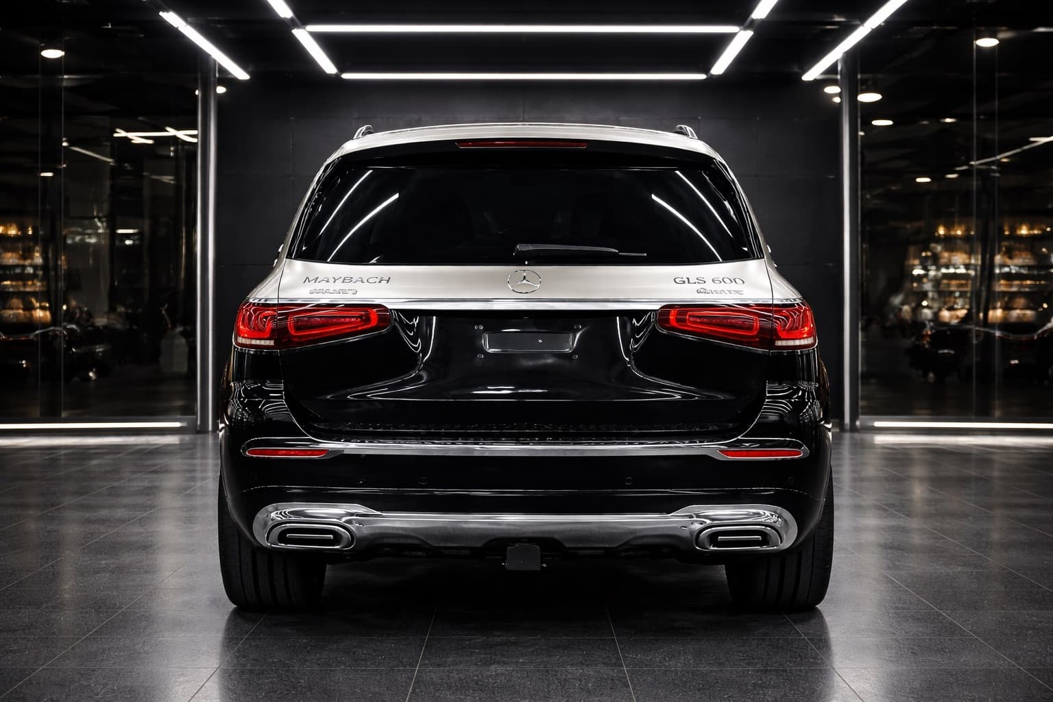 Задній бампер з дифузором Maybach GLS600 2