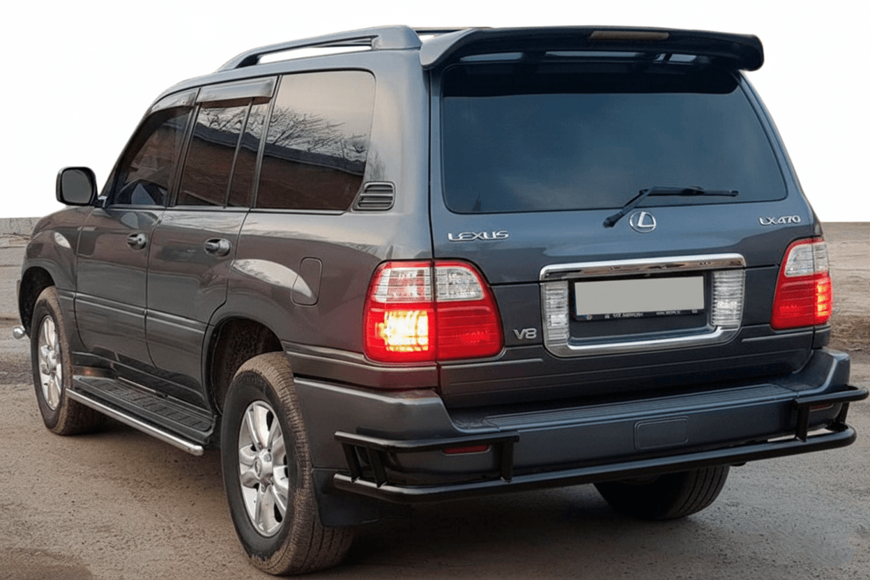 Задній захист AK009-15 Black (нерж.)