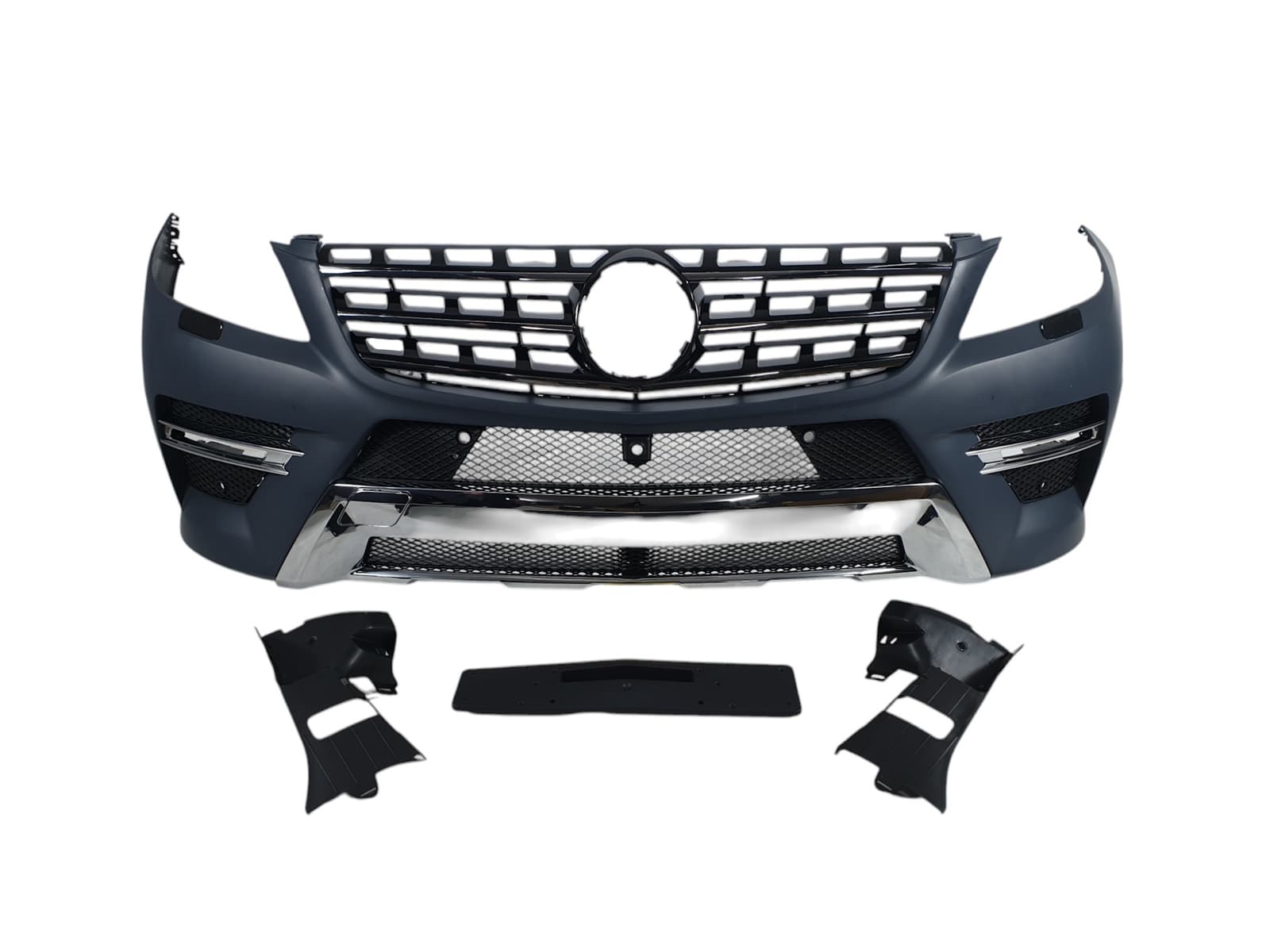 Передній бампер (AMG - Paket) на Mercedes-Benz ML-Class W166 2011-2015 року