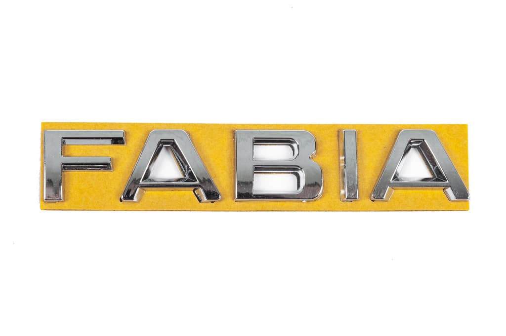 Напис Fabia (130 мм на 22мм)