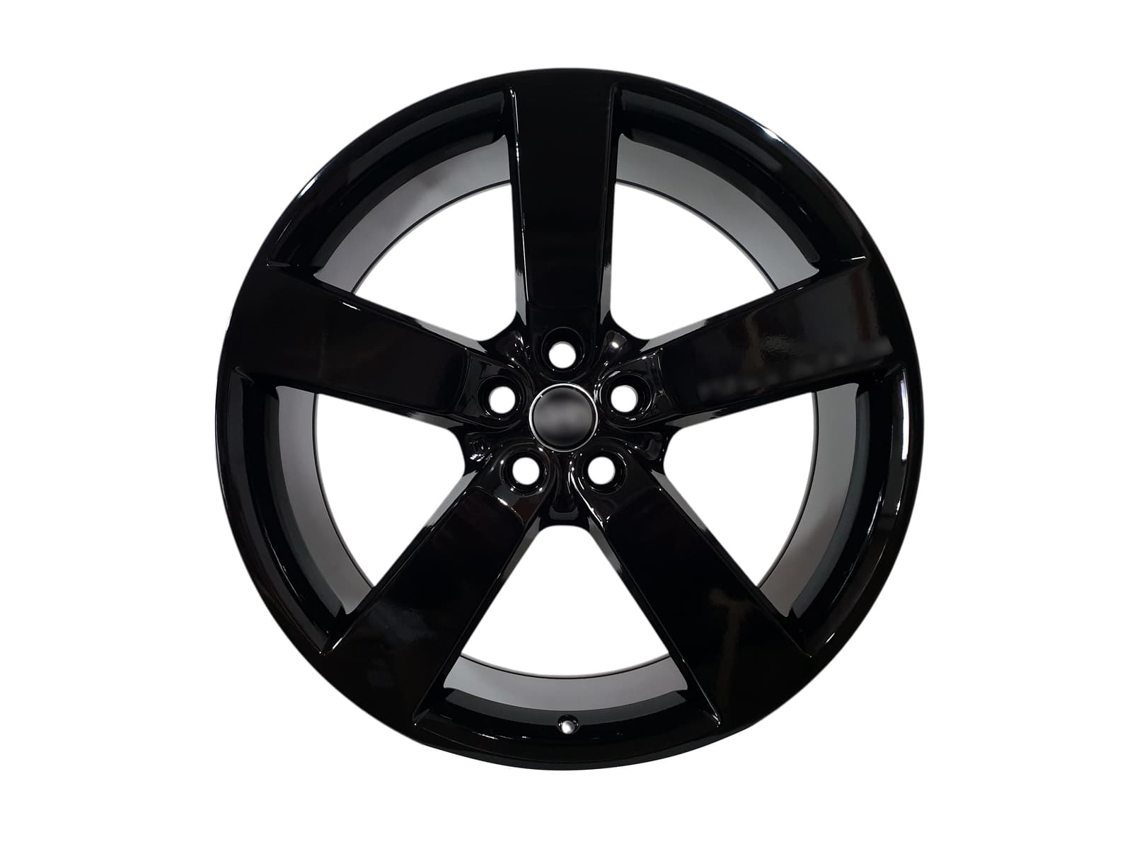 R22 Gloss Black Диски (одноширокі 9.5J ET38) на Land Rover Range Rover Sport L320 2005-2010 року