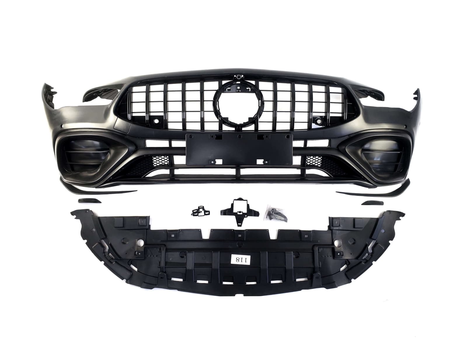 Передній бампер (стиль CLA45 AMG) на Mercedes-Benz CLA-Class C118 2019-2023 року