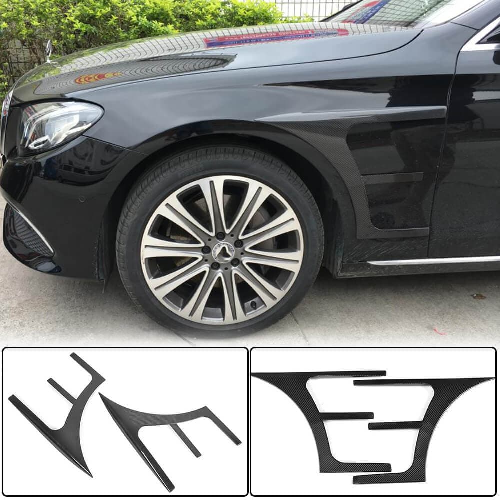 Накладки на передні крила (AMG-Line/E43 AMG 2016-2019, Карбон)