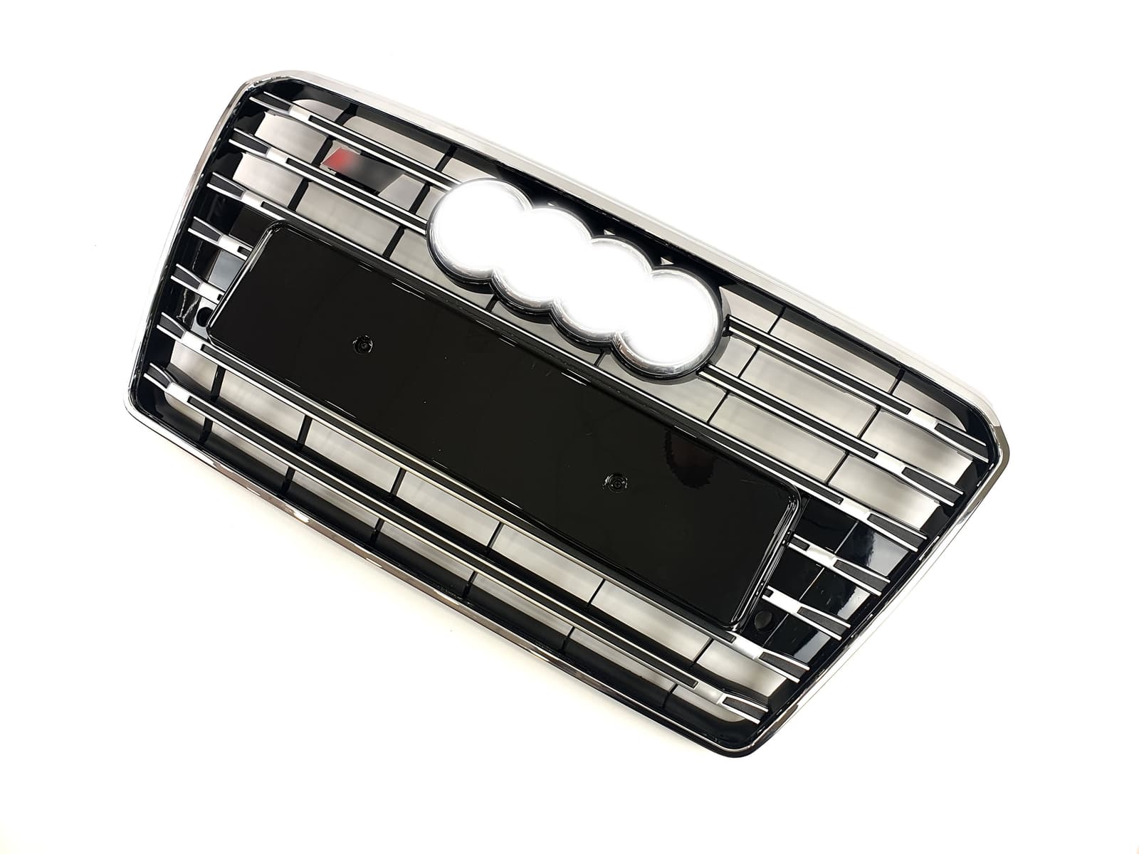 Решітка радіатора Chrome Black (в стилі S7) на Audi A7 4G 2010-2014 року 3