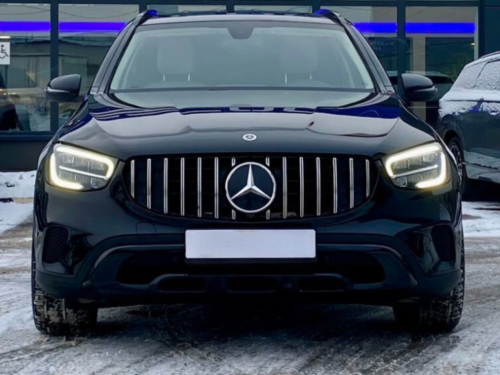 Решітка радіатора GT CHROME Mercedes GLC-Class X253 / C253 2020-2023 (НЕ AMG)