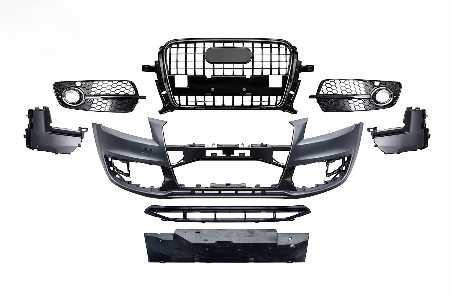 Бампер передній у зборі S-Line 2012+ CHROME для Audi Q5 2008-2016